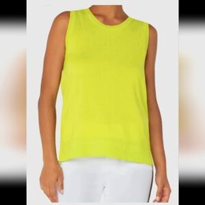 Lime Green Sleeveless Women's Top
